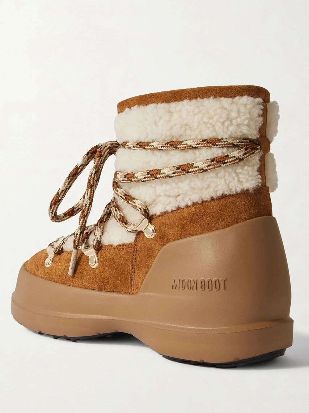 MOON BOOT Luna Shearling Snow Boots!